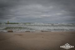 Östersjön med höga vågor