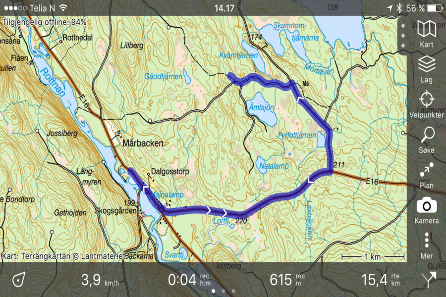 Test: Topo GPS en utmanare till ViewRanger